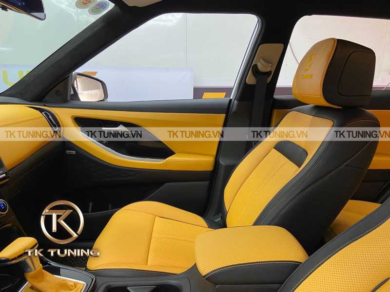 Hình ảnh ghế da khách hàng may tại TK Tuning