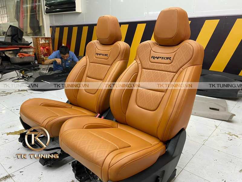 Hình ảnh ghế da khách hàng may tại TK Tuning
