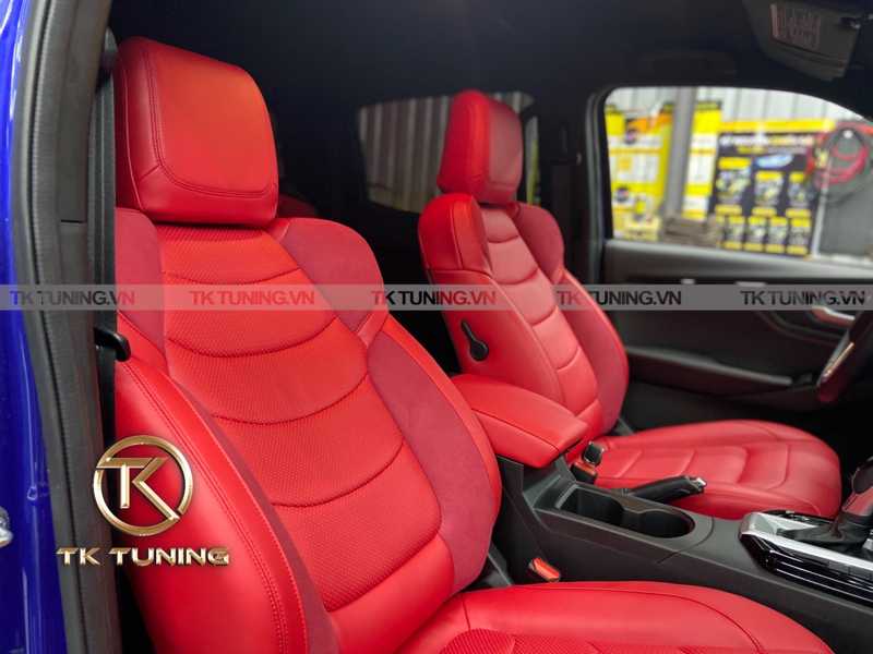 Hình ảnh ghế da khách hàng may tại TK Tuning