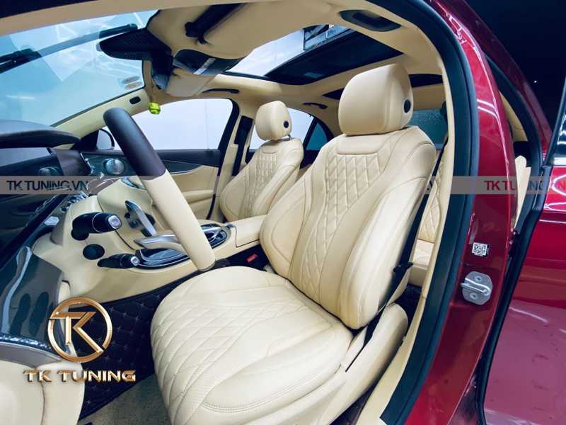 Hình ảnh ghế da khách hàng may tại TK Tuning
