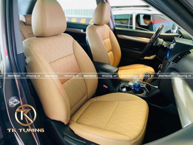 Hình ảnh ghế da khách hàng may tại TK Tuning